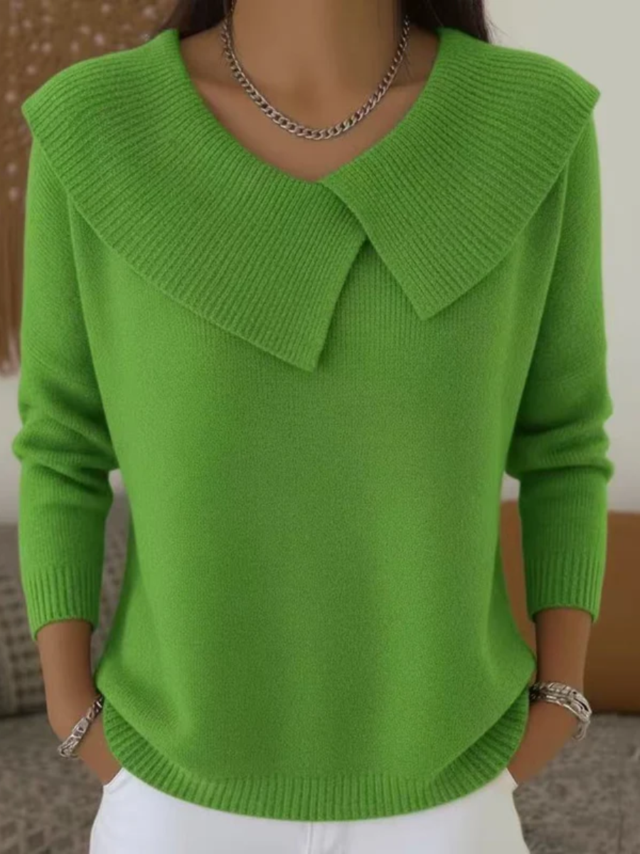 Lucia™ | Warmer Pullover mit weichem Kragen