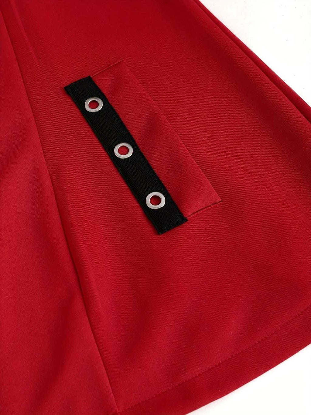 1960er Punk Hooded Zipper Gürtel Midi Jacke