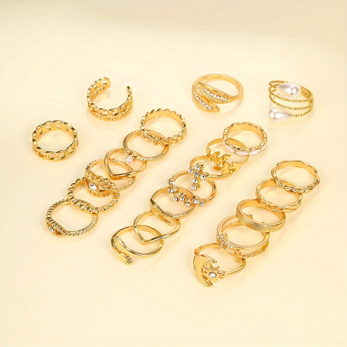 Retro Assorted Ring Collection