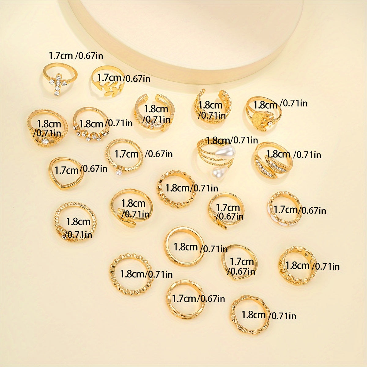 Retro Assorted Ring Collection