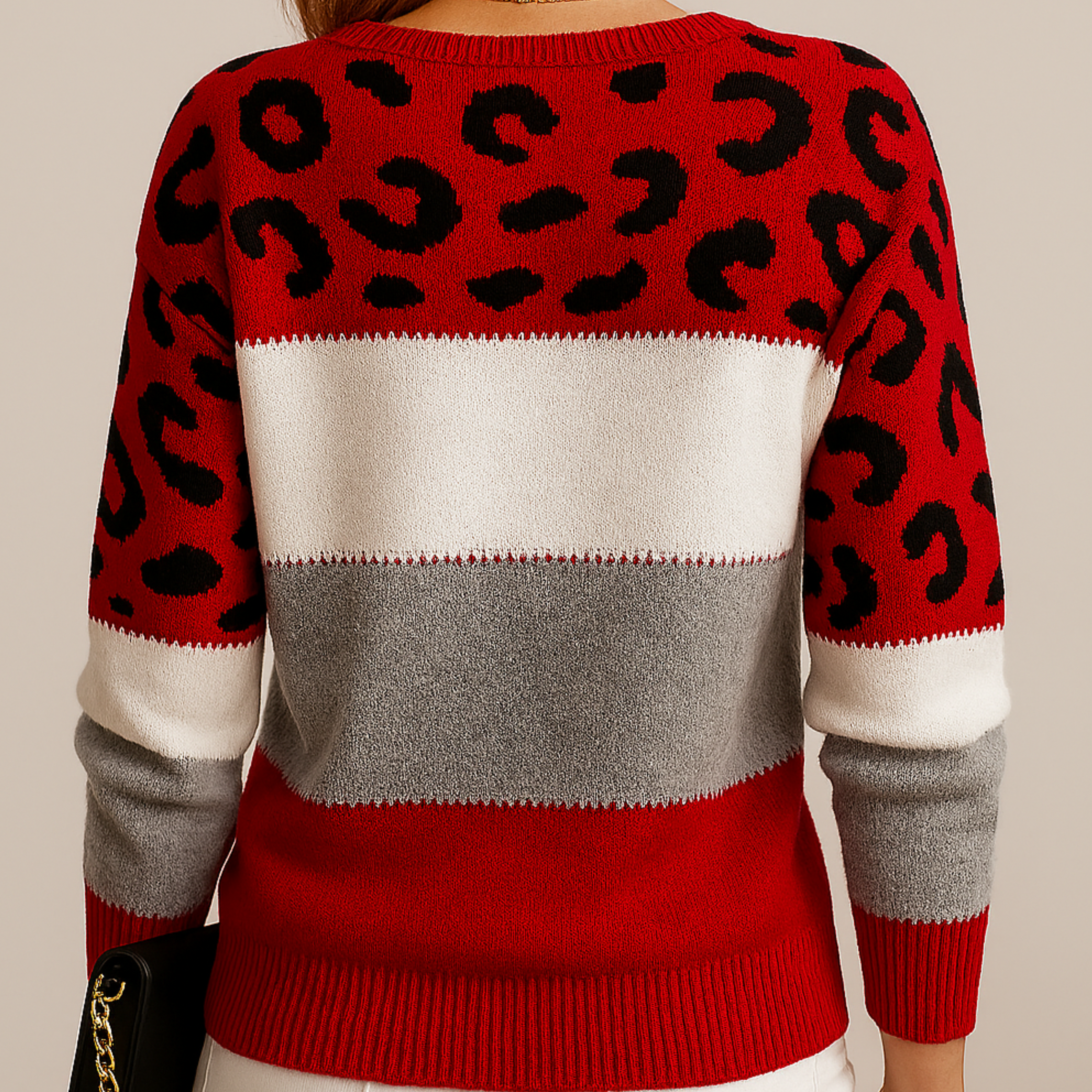 Louise™ | Pullover Eleganz Leopard