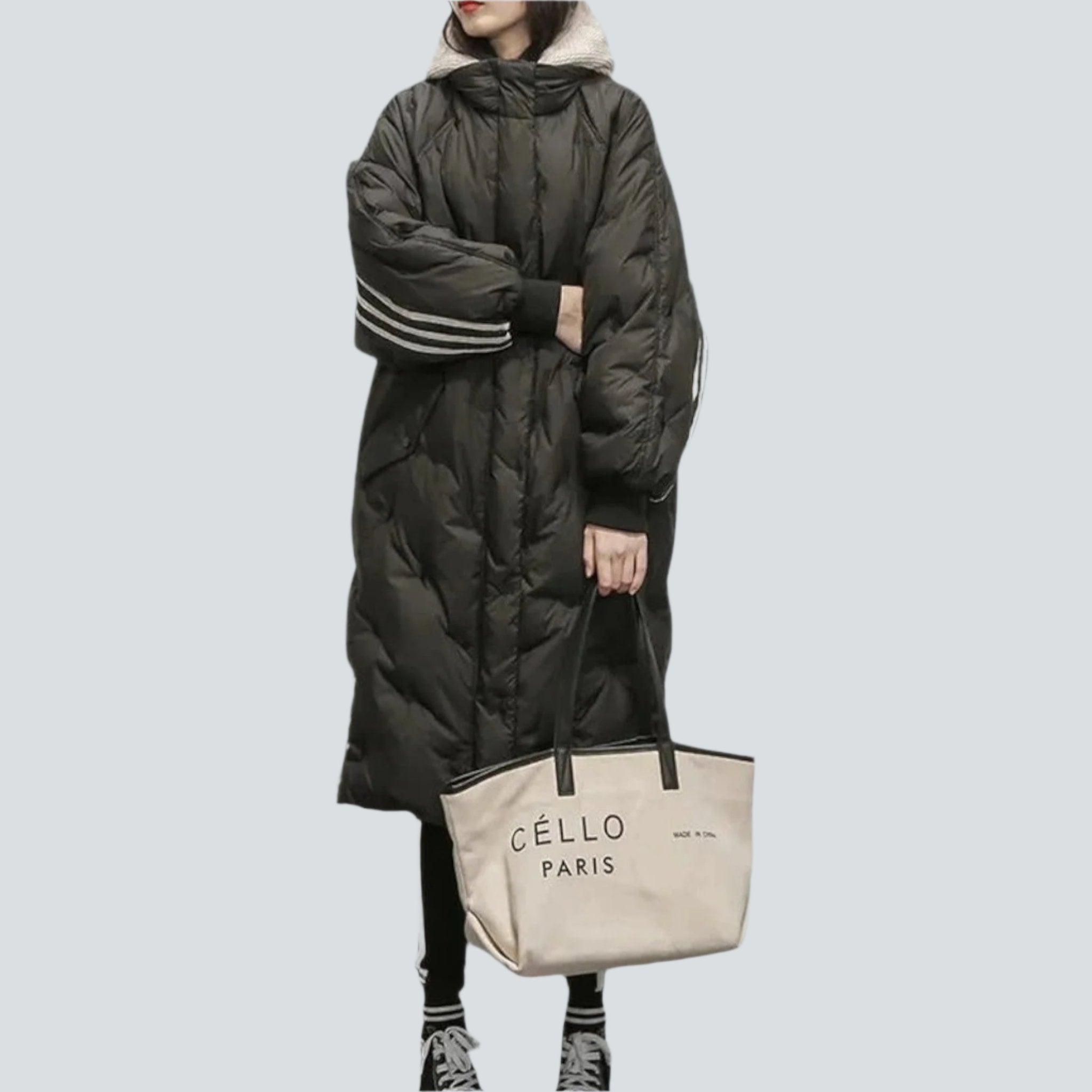 Amélina - Elegante lange Winterjacke