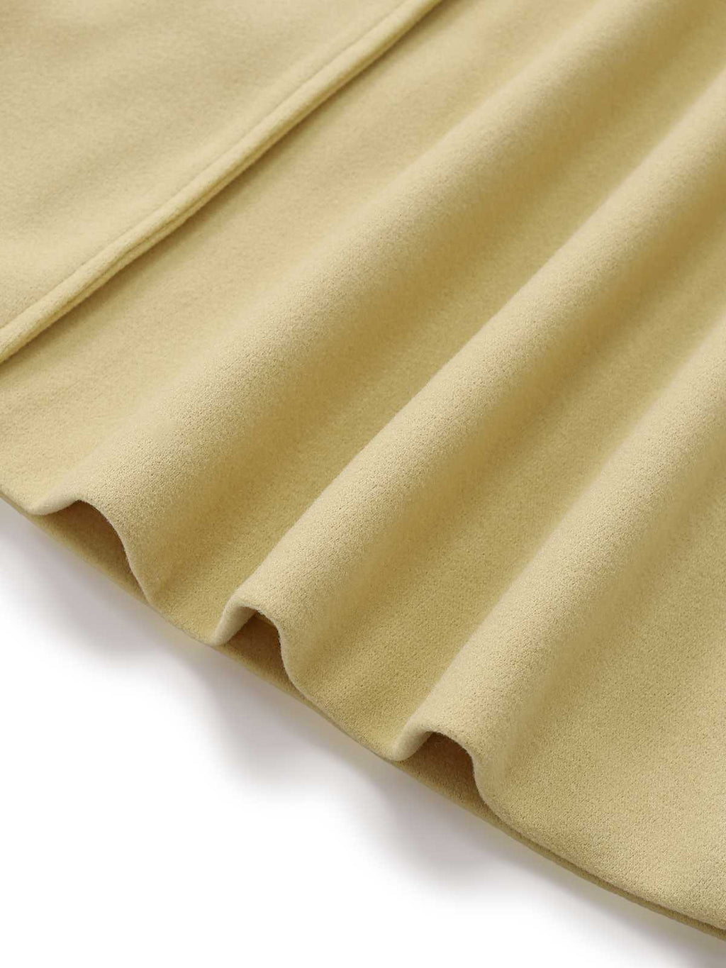 Gelb 1930er Revers Doppelreihig Mantel