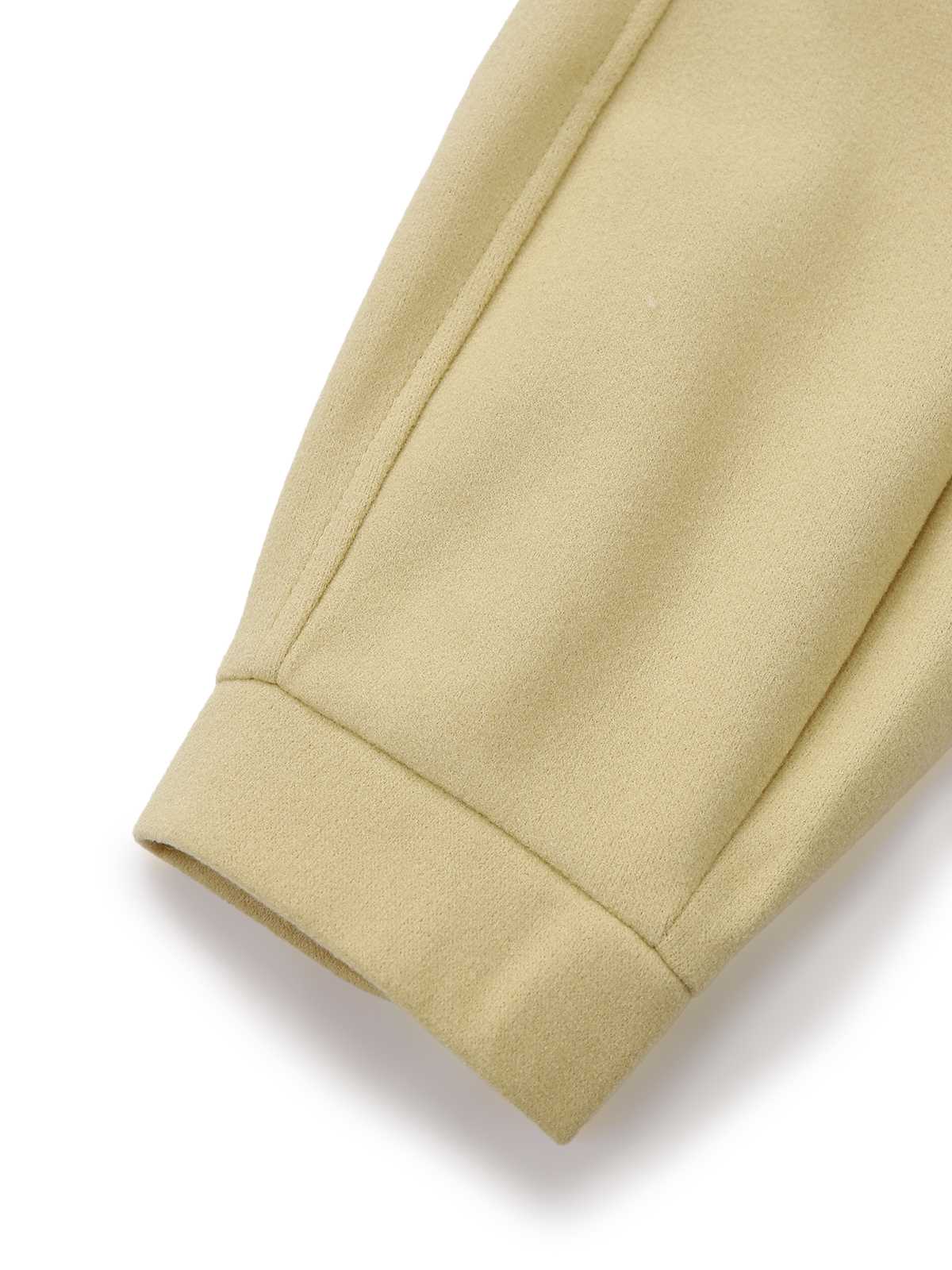 Gelb 1930er Revers Doppelreihig Mantel