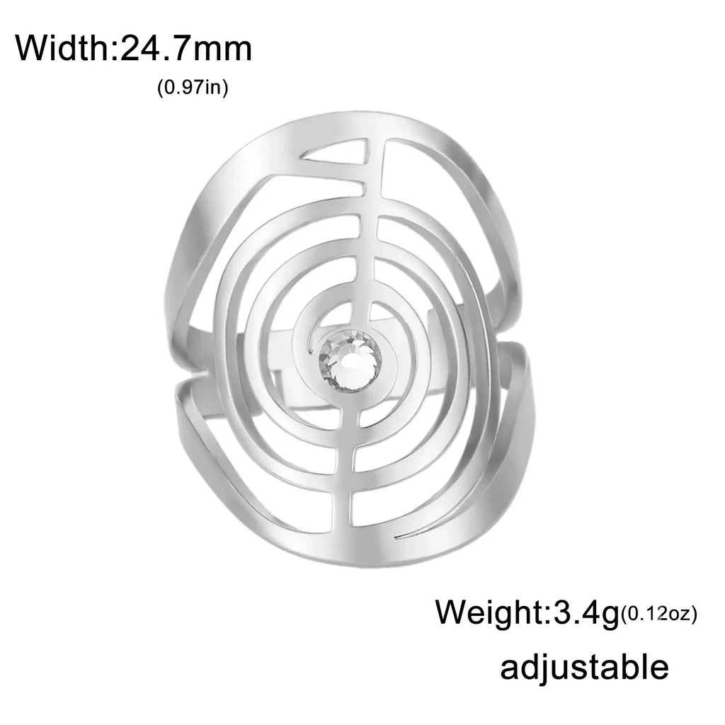 Twisted Gemstone Ring