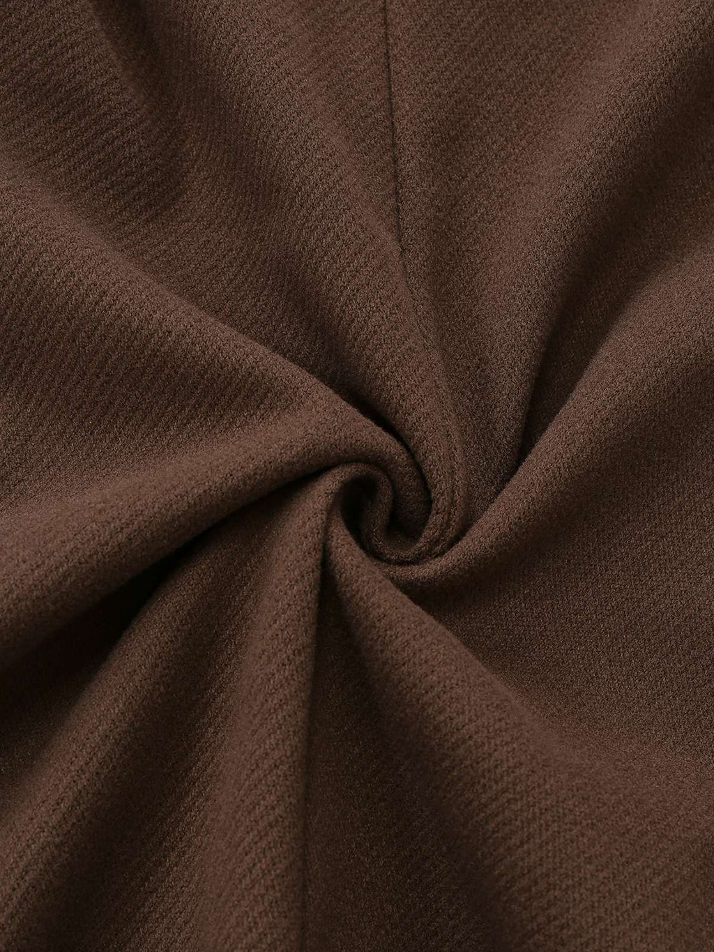 Braun 1950er Spitze Patchwork Langarm Taste Jacke