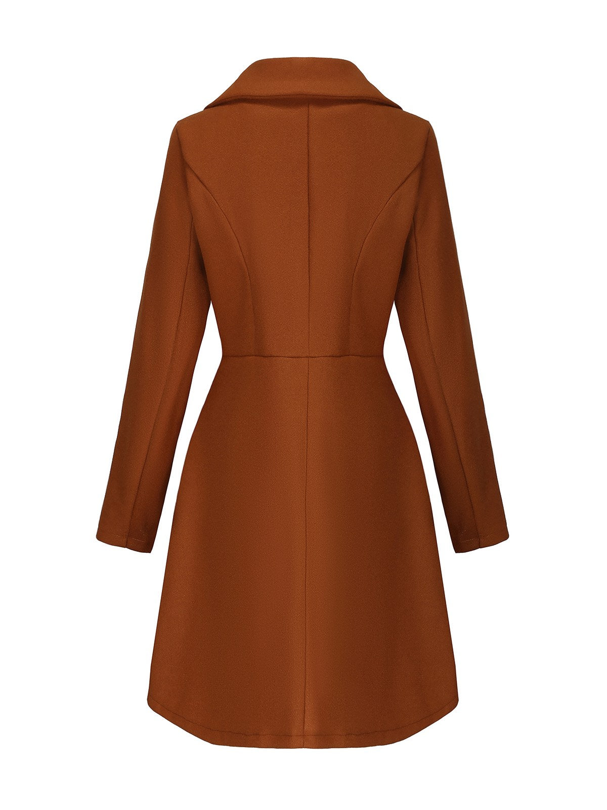 1940er Solide Kunstwolle Breite Revers Swing Mantel