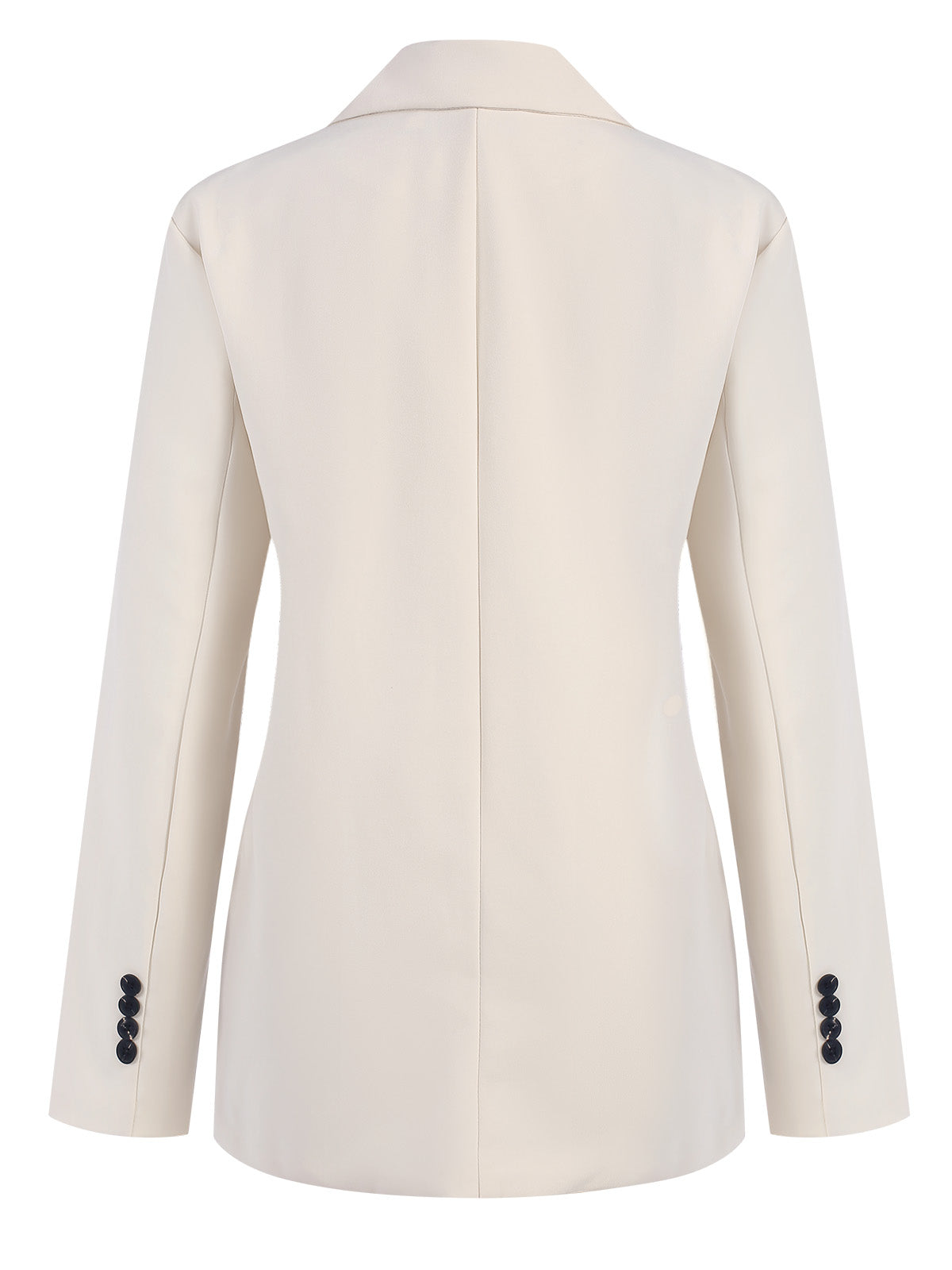 Kaffee 1940er Knöpfen Solide Vintage Blazer