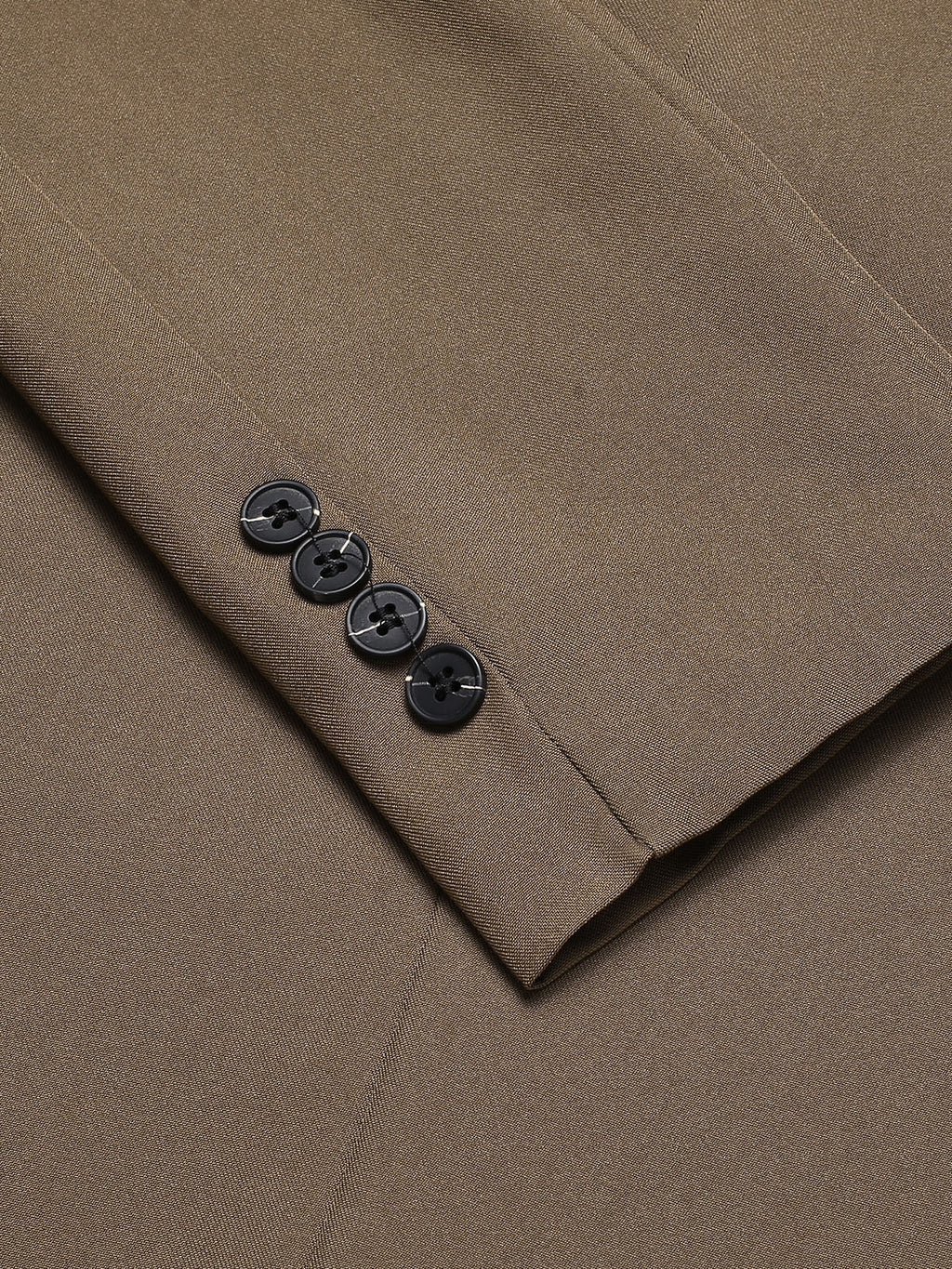 Weiß 1940er Knöpfen Solide Vintage Blazer