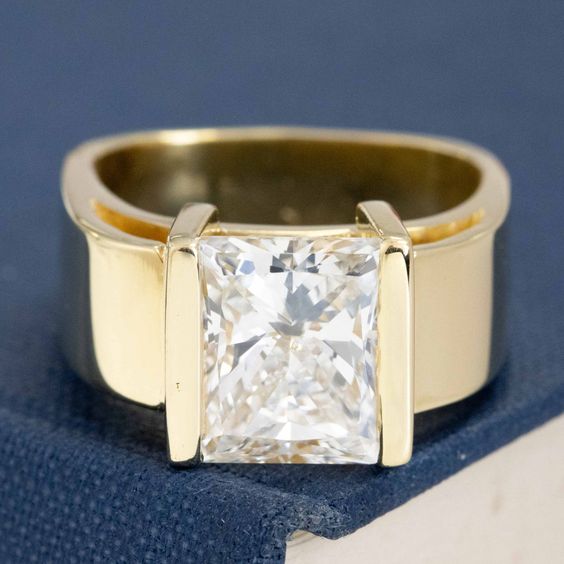 Classic Princess Cut Vintage Ring