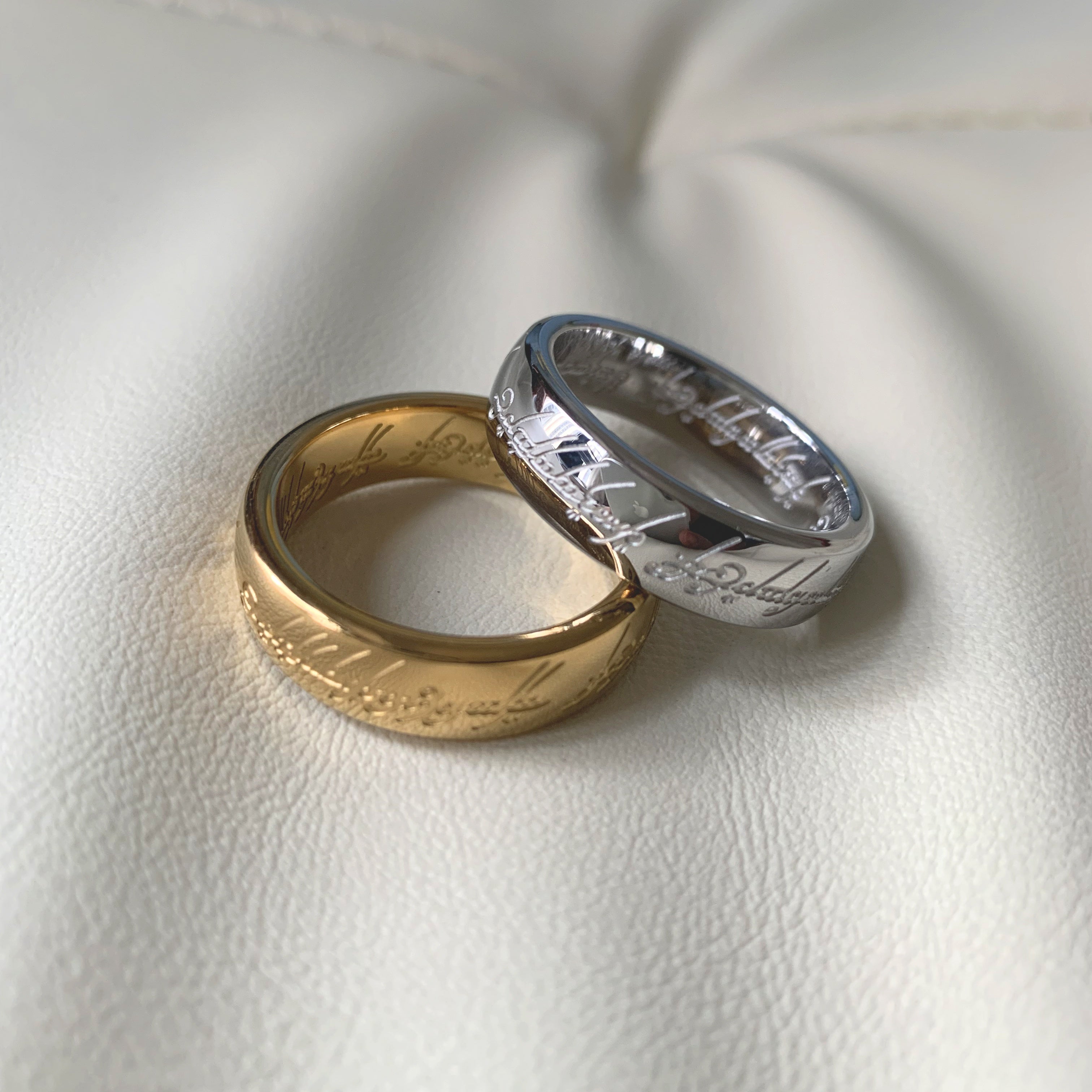 Goldplattierter Kraft-Ring