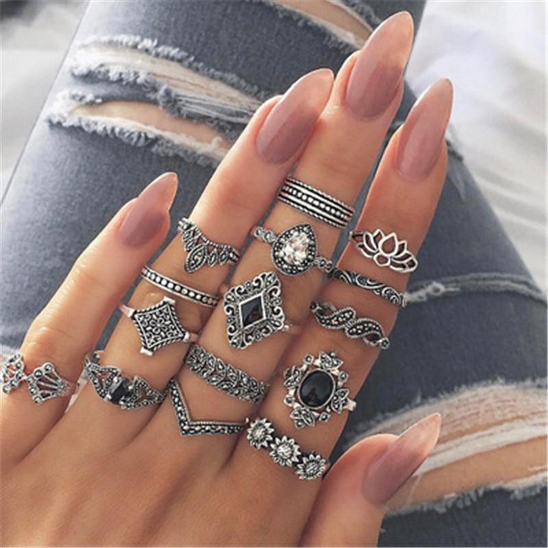 Exklusives Ring-Set: 8 bis 12 Teile